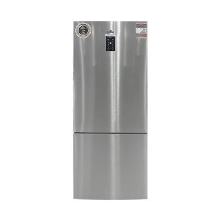 تلاجه ايسبرج 445 لتر ستانلس استيل ديجيتال فريزر سفلى