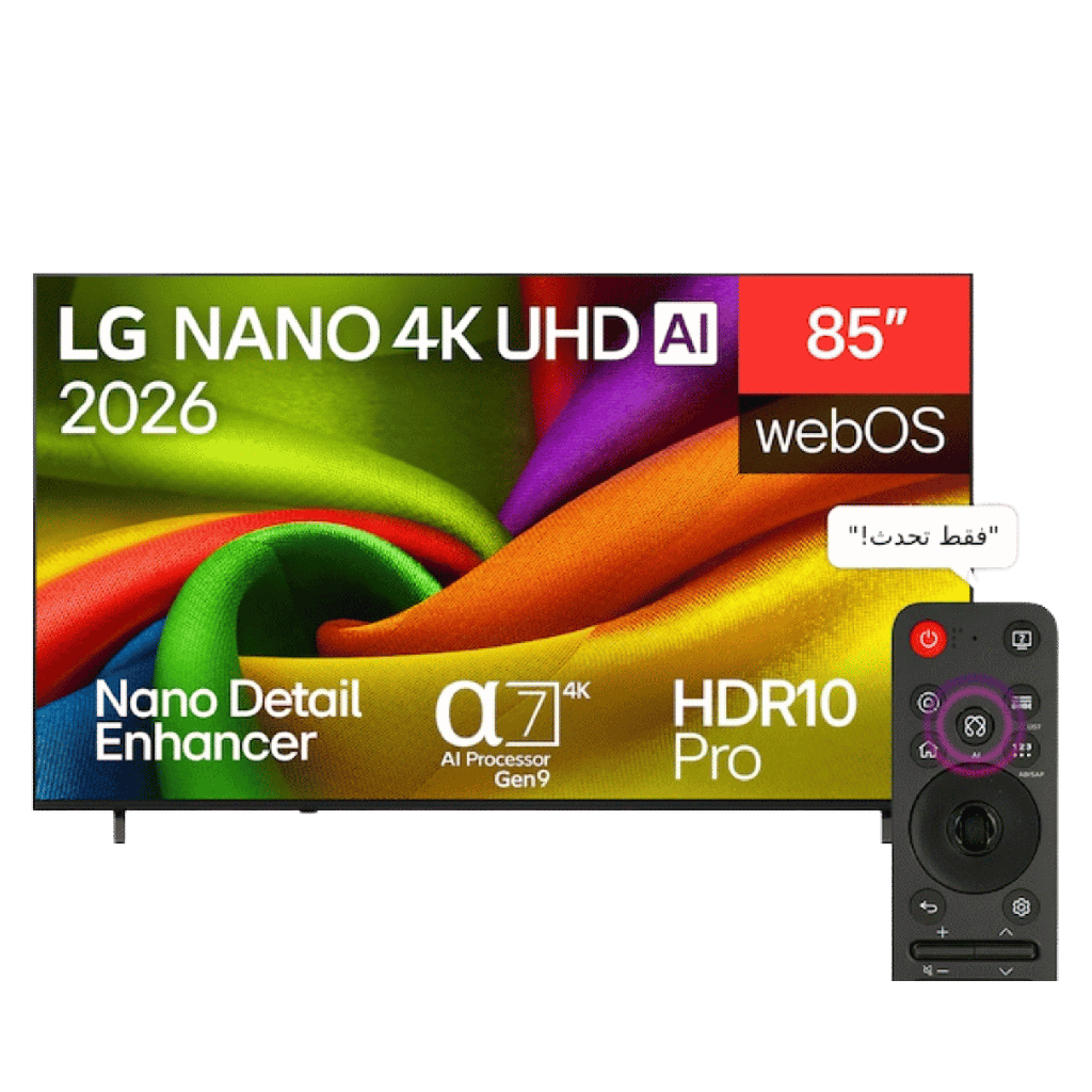 شاشه ال جي 85" SMART NANO 4K 85NU840B6LA LG