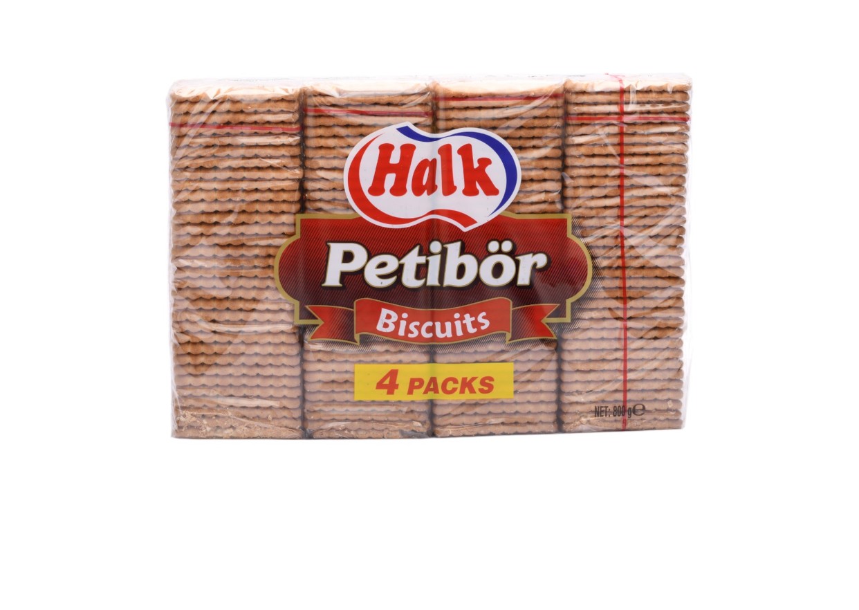 هالك بيتي بير بسكوت شاي ٤ عبوات