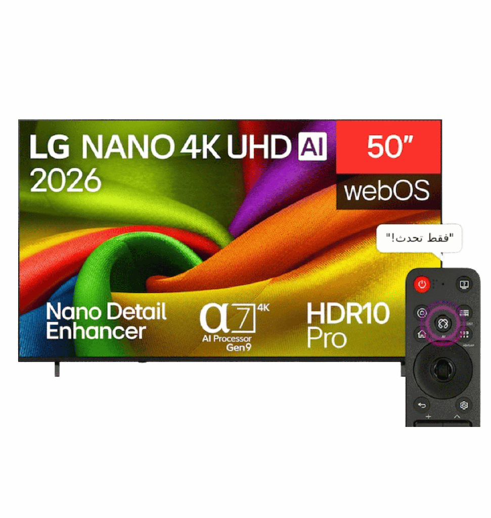 شاشه ال جي 50 " SMART NANO 4K 50NU840B6LA LG