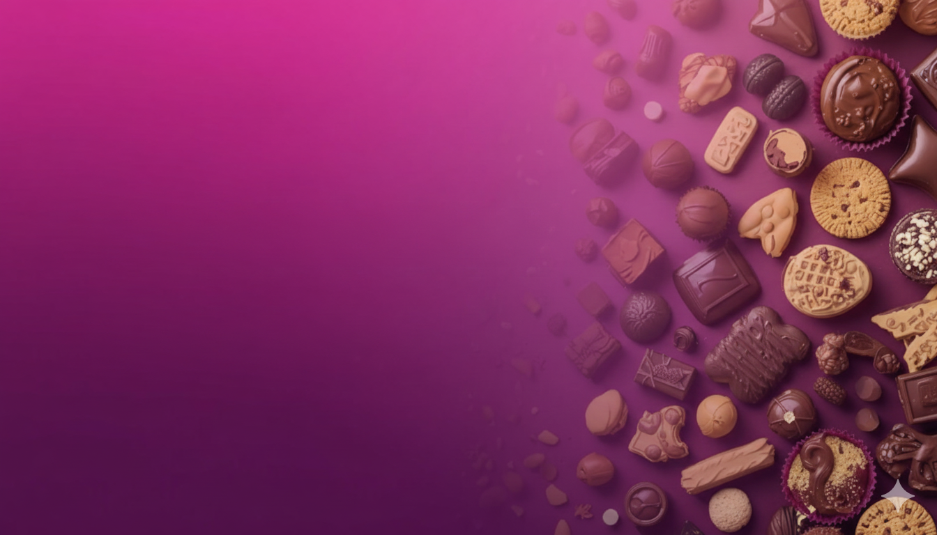 الشوكولاته, البسكوت و الحلويات
