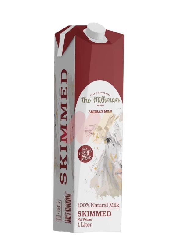 ذا ميلك مان حليب خالي الدسم 1 لتر