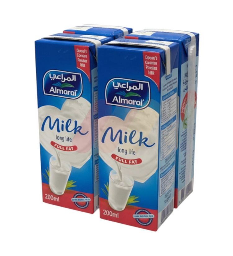 المراعي حليب كامل الدسم 200 مل علبه 27 قطعه