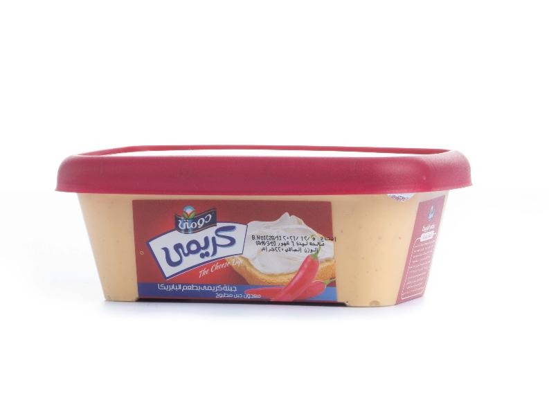 دومتي جبنه كريمه مطبوخ بابريكا