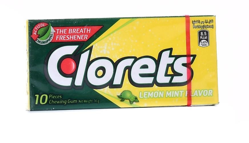 كلورتس لبان ليمون كبير 10 قطع