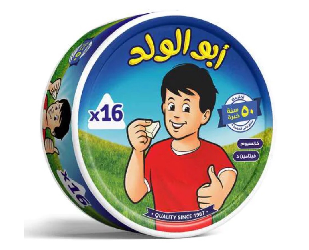ابو الولد جبنه مثلثات ١٦ قطعه