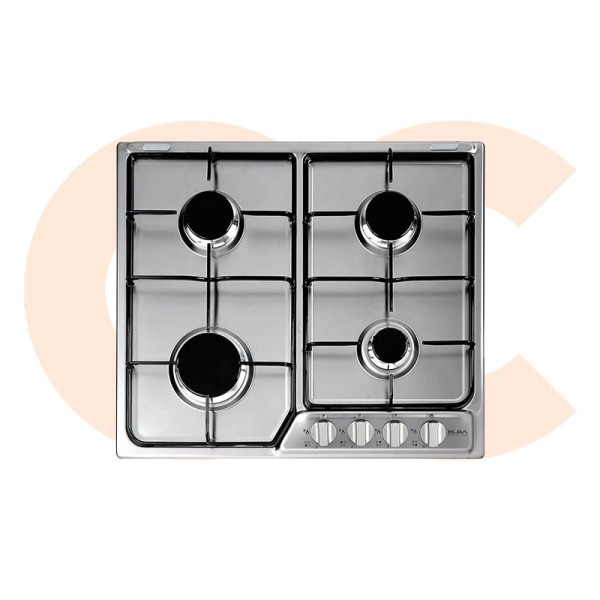 مسطح البا 60 سم 4 شعلة غاز استيل حوامل اينامل قابله للغسل EF60-400XD