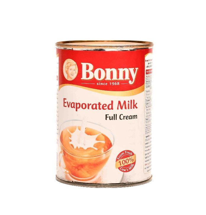 بوني حليب مبخر غير محلي كامل الدسم