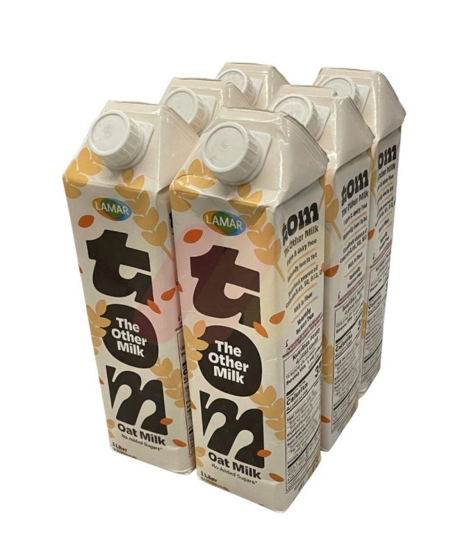 لمار حليب الشوفان 1 لتر علبه 12 قطعه