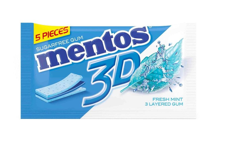 برفيتي منتوس لبان بالنعناع خالي من السكر 3D