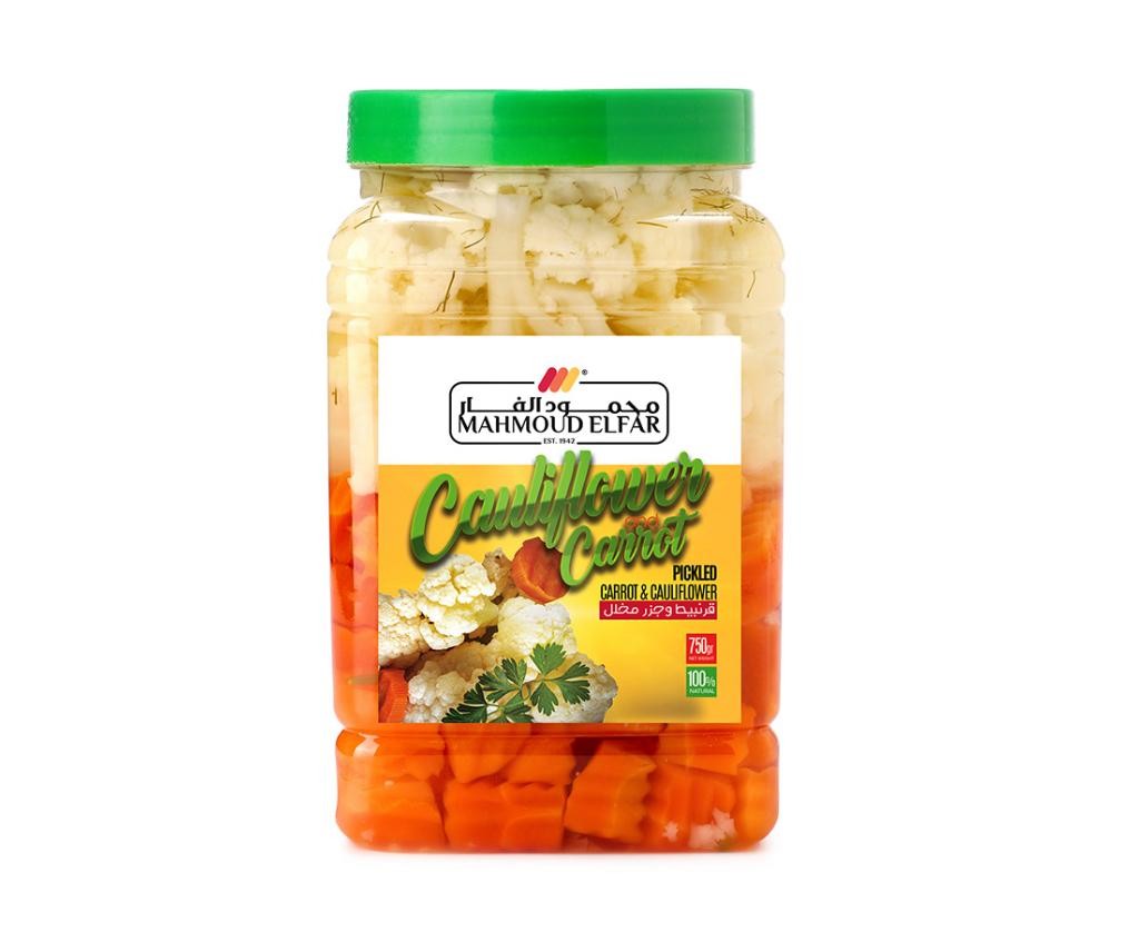 محمود الفار مخلل القرنبيط و الجزر في الماء المالح