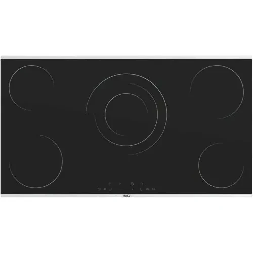 مسطح تيفا 90سم كهربائي  5 عين فيترو سيراميك اسود MS293