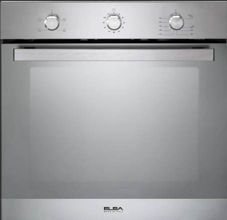فرن البا غاز شوايه غاز استيل 60 سم 65 لتر  8 وظائف AL6XLXFG
