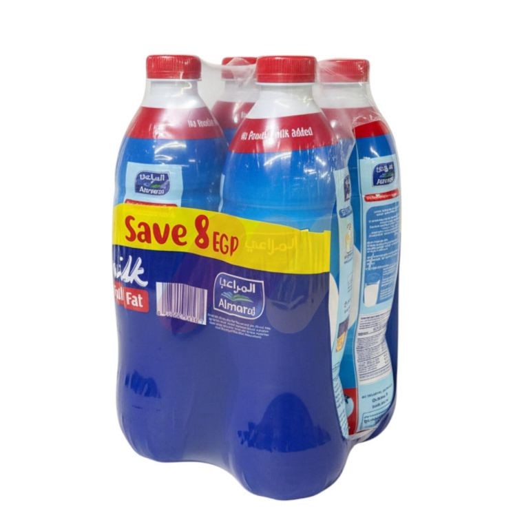 المراعي لبن 1 لتر عبوه اقتصاديه 4 قطع