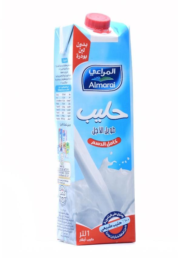 المراعي لبن كامل الدسم 1 لتر