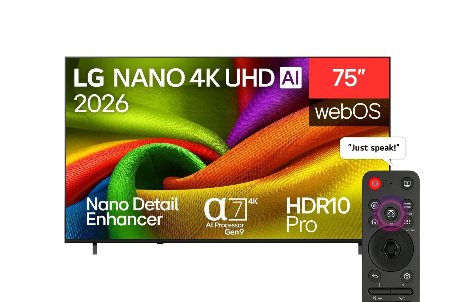 شاشه ال جي 75" SMART 4K 75NU840B6LA LG