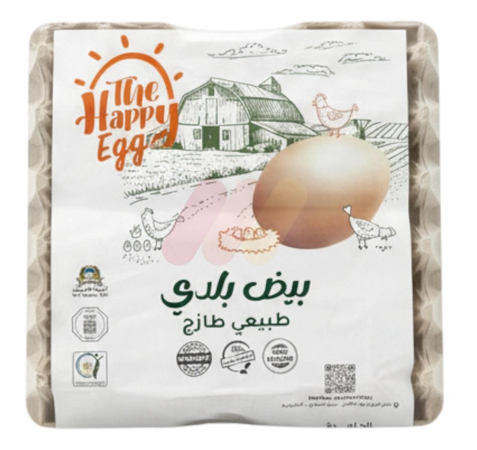البيضه السعيده بيض بلدي طبيعي طازج 30 قطعه