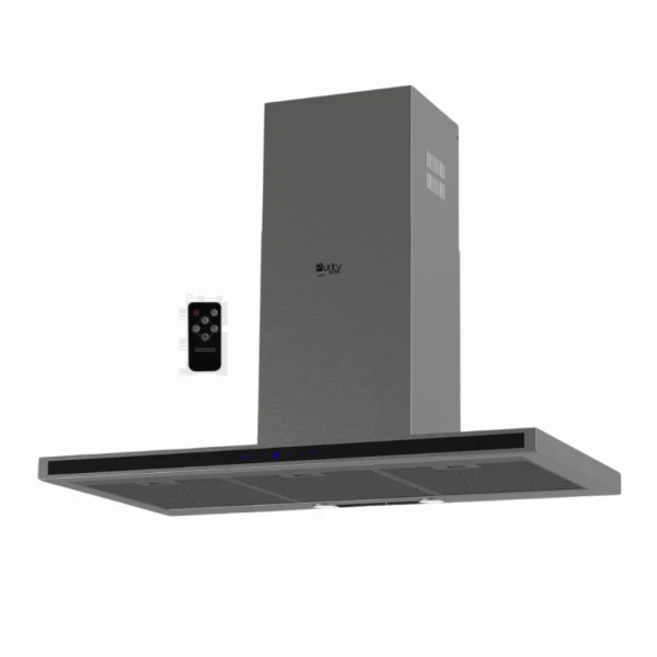 شفاط بيورتى 90 سم حرف T قوة شفط 1000م3 رمادى غامق TSD DARK INOX PRO PLUS