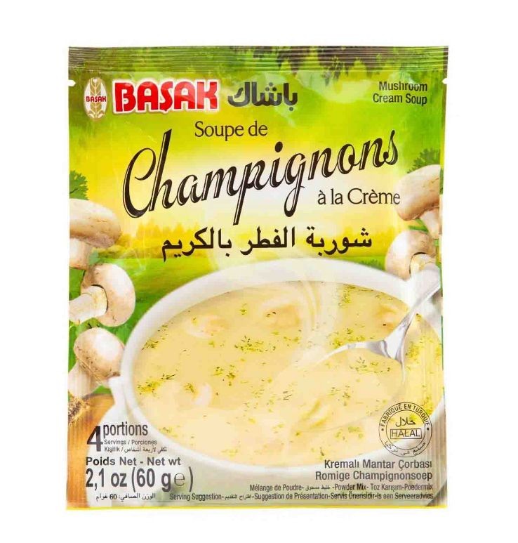 باساك شوربه كريمه المشروم