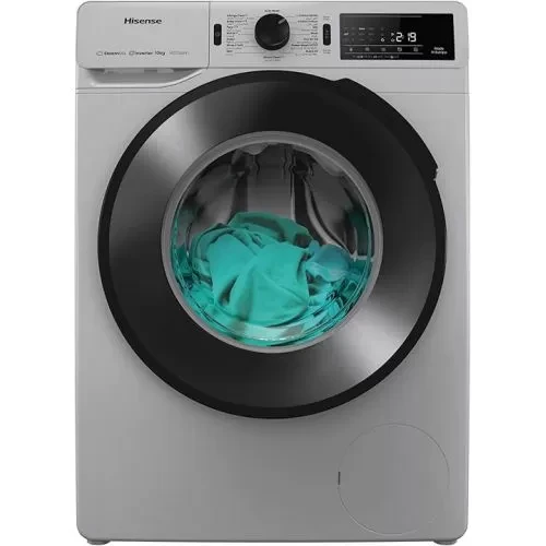 غساله هايسينس 10 ك سيلفر شاشه تاتش موتور ديجيتال انفرتر WF3V1042BSEG