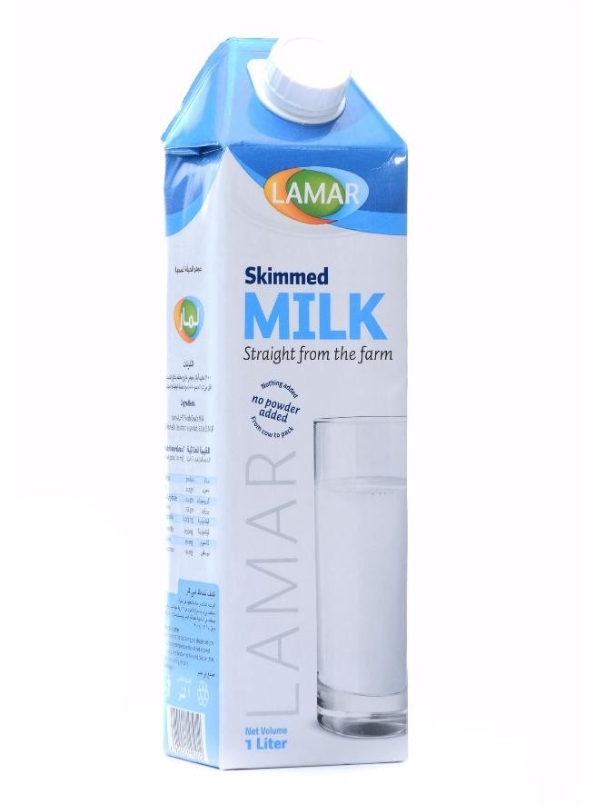 لمار حليب خالي الدسم