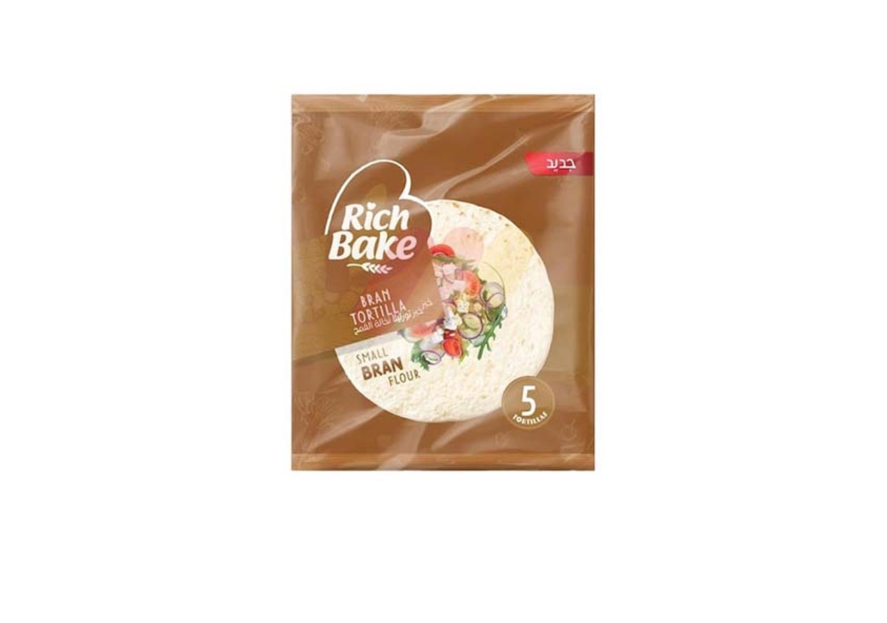 ريتش بيك خبز تورتيلا نخاله القمح ٥ قطع