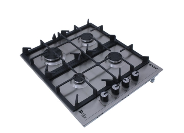 مسطح بيورتى 60سم 4 شعله استيل مفاتيح جانبيه HPT602S