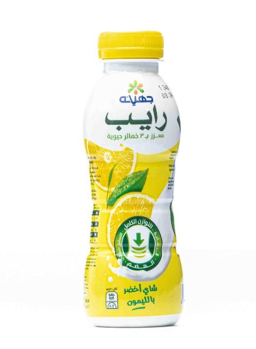 جهينه لبن رايب شاي اخضر و ليمون