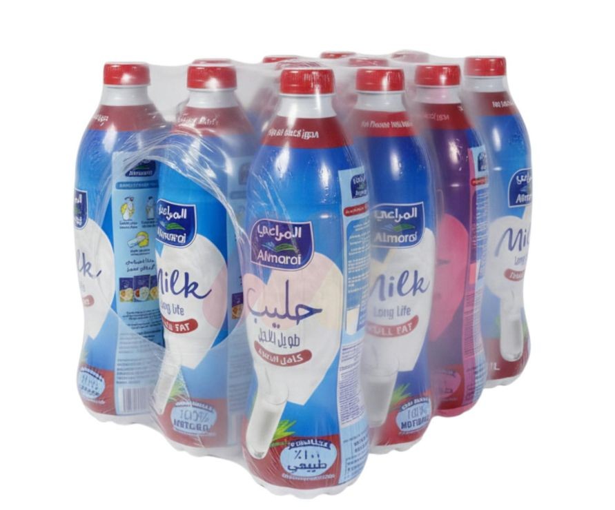 المراعي حليب كامل الدسم 1 لتر علبه 12 قطعه