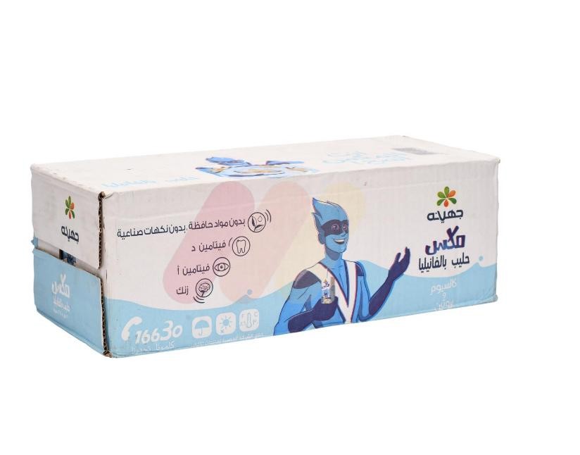 جهينه مكس حليب بالفانليا 200 مل علبه 27 قطعه