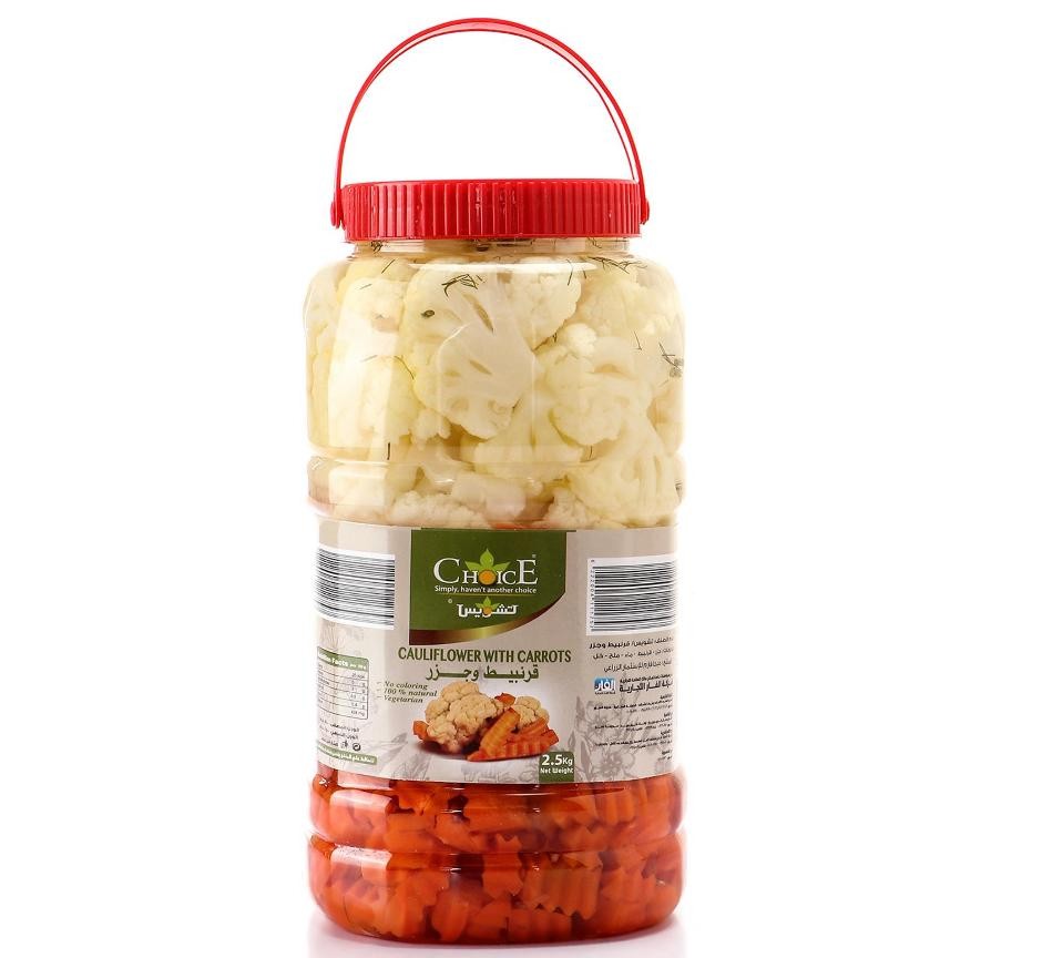 تشويس مخلل قرنبيط و جزر