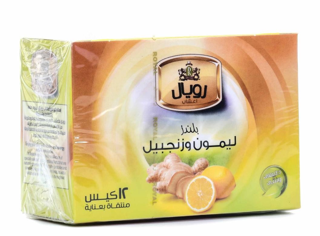 رويال ليمون بالزنجبيل 12 فتله
