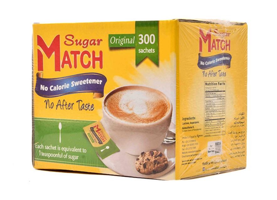 شوجر ماتش سكر بدون سعرات