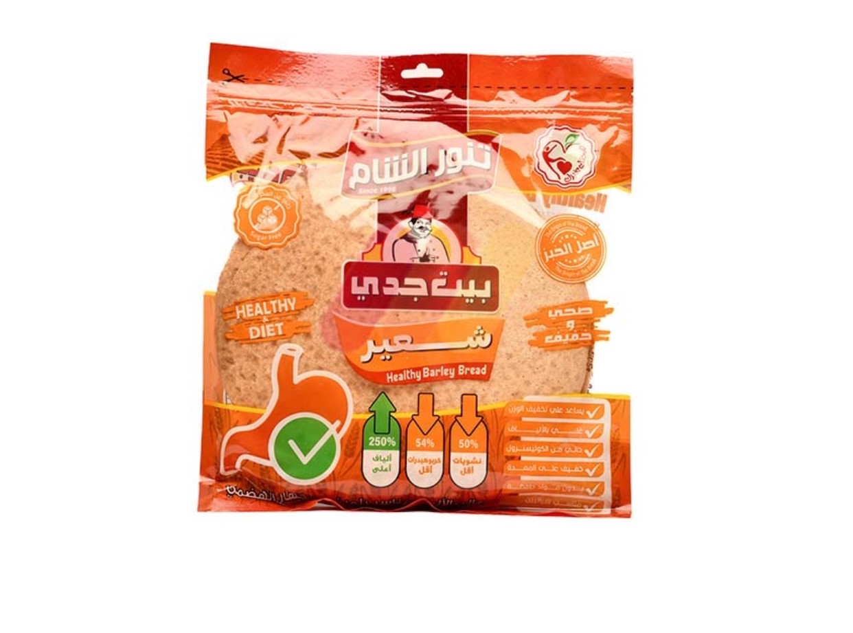 تنور الشام ربطه خبز شعير ٧ قطع