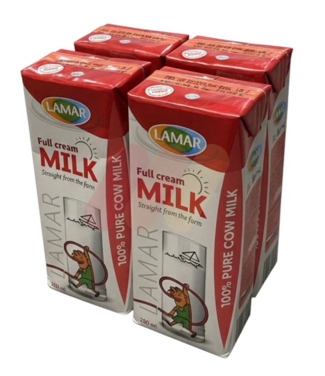 لمار حليب كامل الدسم 200 مل علبه 27 قطعه