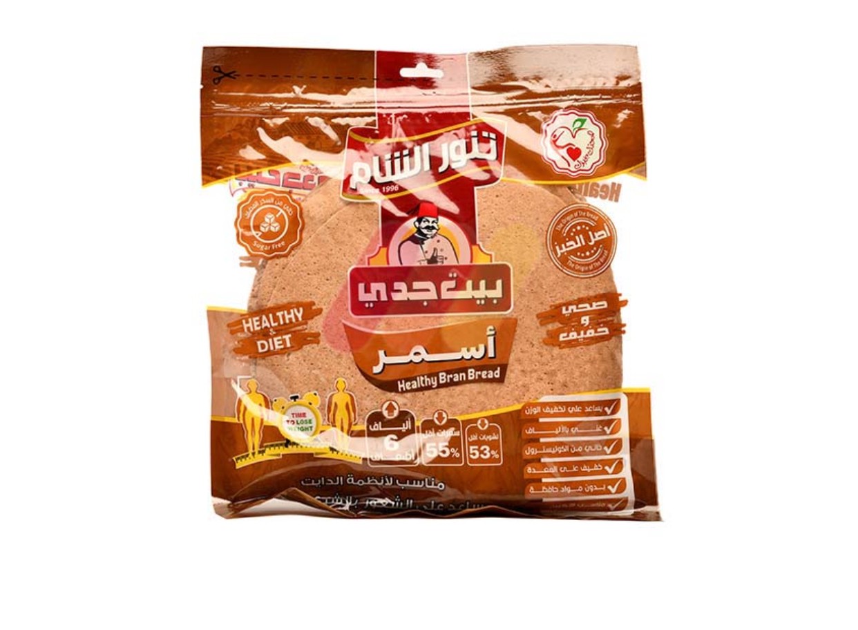 تنور الشام ربطه خبز اسمر ٨ قطع