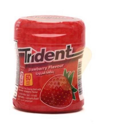 ترايدنت لبان فراوله علب 60 قطعه