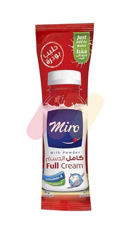 ميرو لبن بودره كامل الدسم ظرف