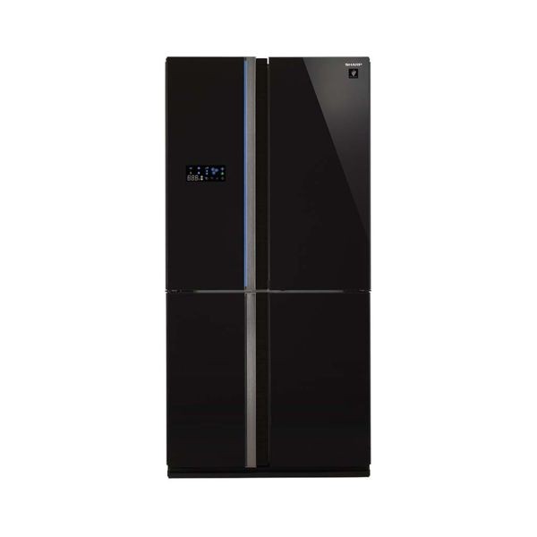 تلاجه شارب اسود زجاج 4 باب بالايس ميكر  SJ-FS85VBK5