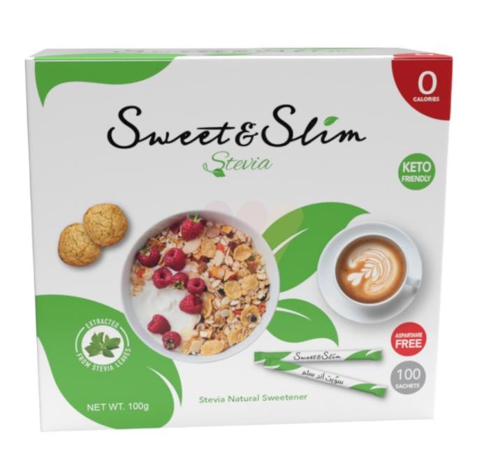 سويت اند سليم ستيفيا 100 ظرف