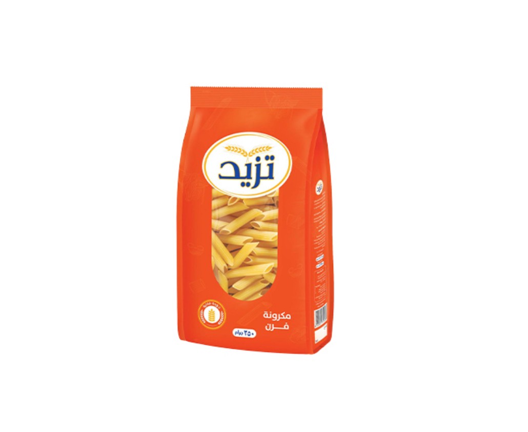 تزيد مكرونه فرن 350 جرام