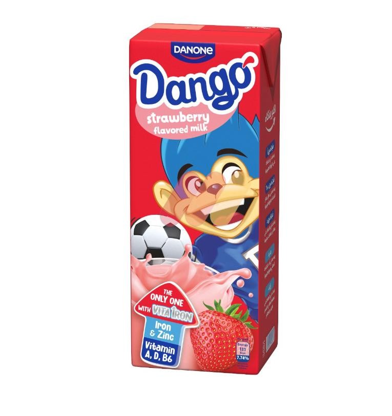 دانجو لبن فراوله 200 مل