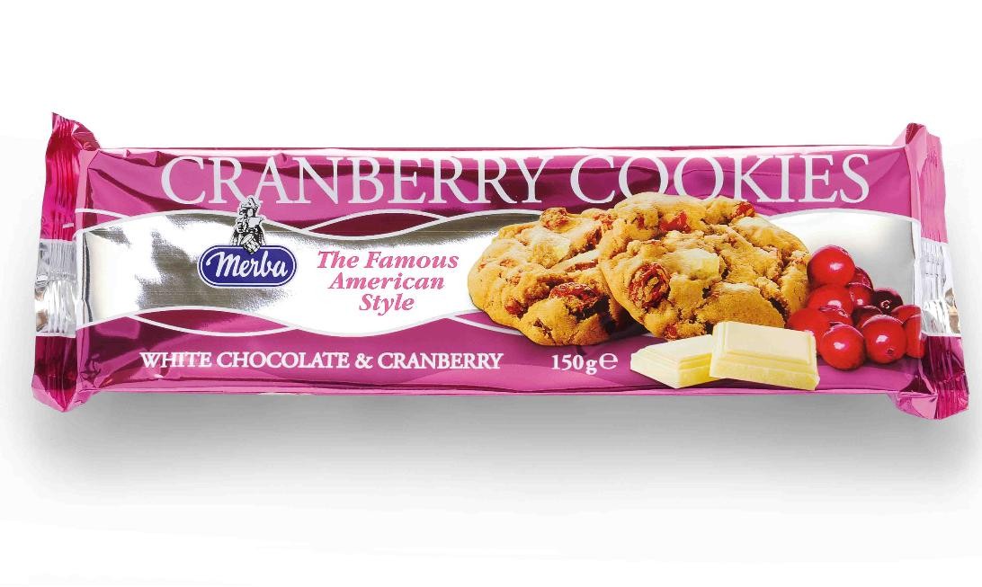 ميربا كوكيز اكسترا بالتوت البري و الشوكولاته البيضاء