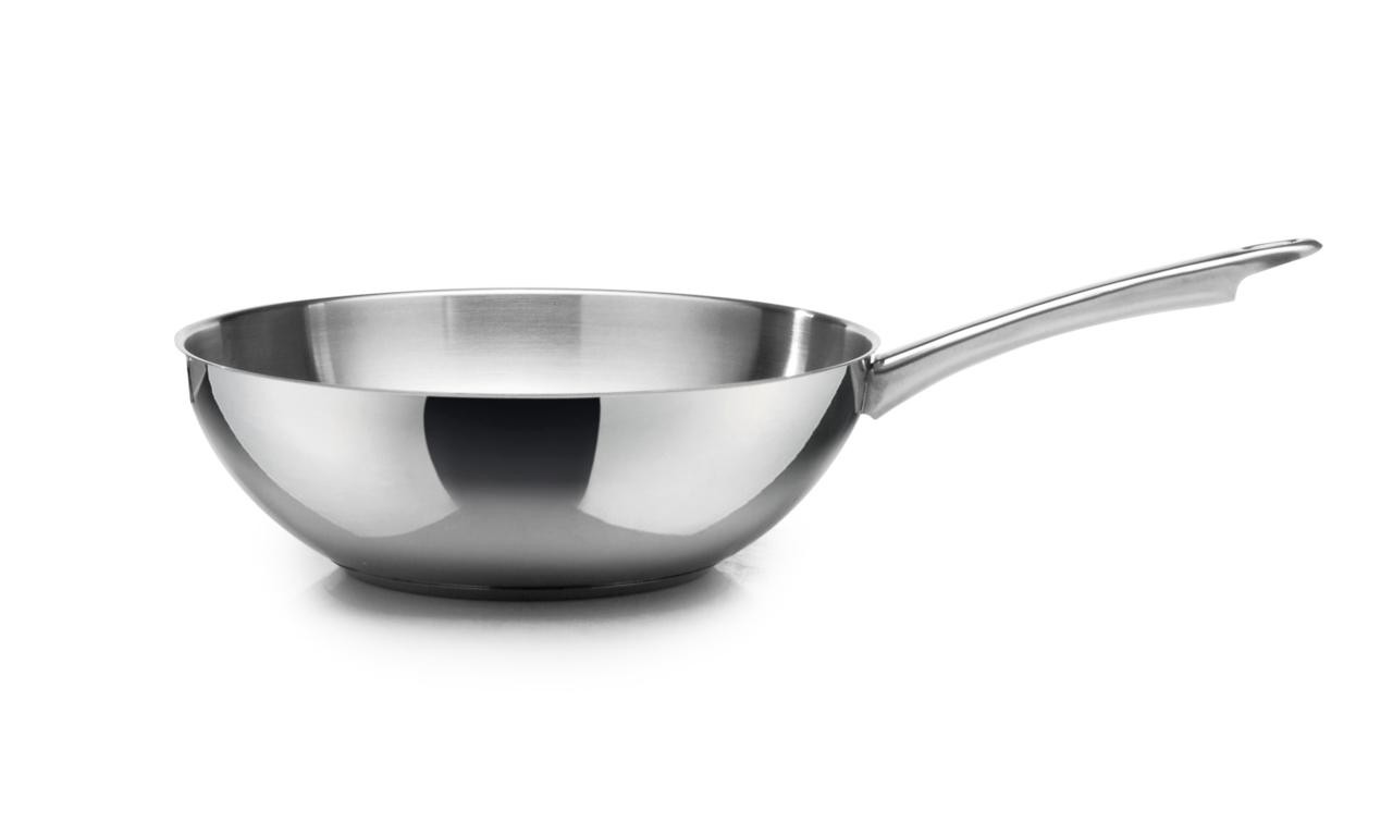 مقلاه ووك العميقه كلاسيك ستانلس ستيل 28سم 330013528