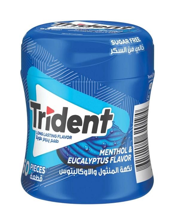 ترايدنت لبان مينثول علبه 60 قطعه