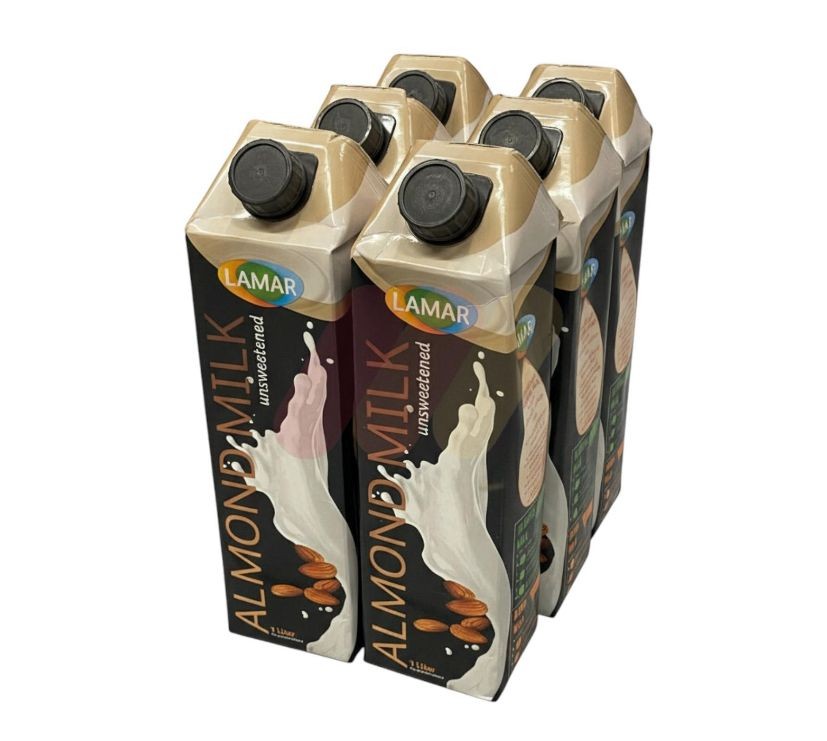 لمار حليب اللوز غير محلي 1 لتر علبه 12 قطعه