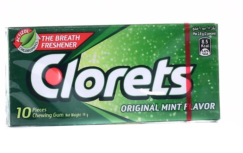 كلورتس لبان اصلي كبير 10 قطع