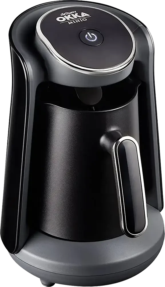 ماكينه قهوة اوكا تركى منيو  اسود * سيلفر OK004k/BLACK