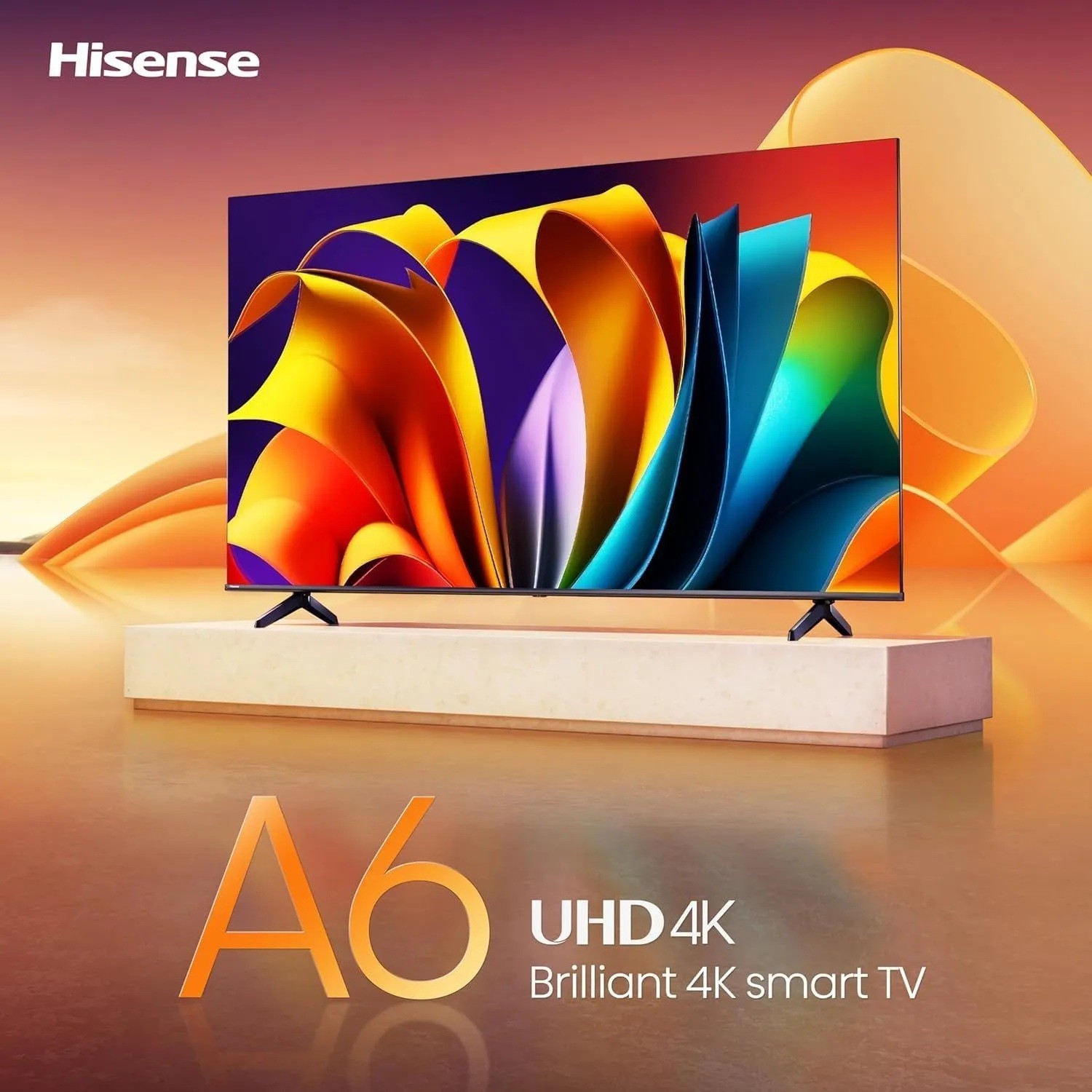 شاشه هايسينس 75 بوصة UHD 4K سمارت H-75A6N
