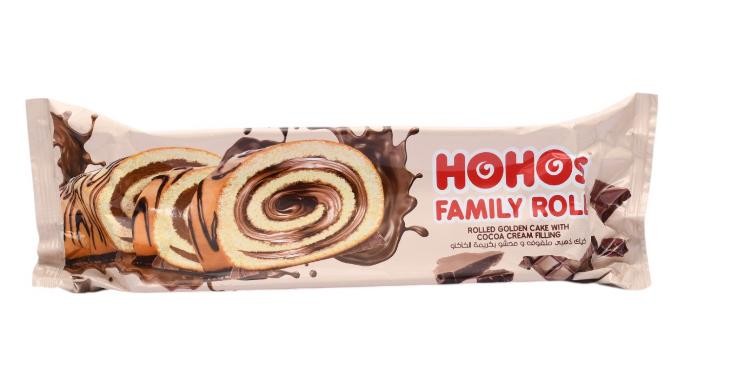 هوهوز كيك بالشوكولاته فاميلي رول